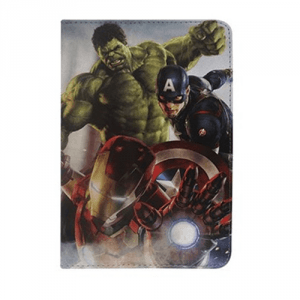 FUNDA AVENGERS PARA TABLET UNIVERSAL  DE HASTA 8'', AZUL/ROJO