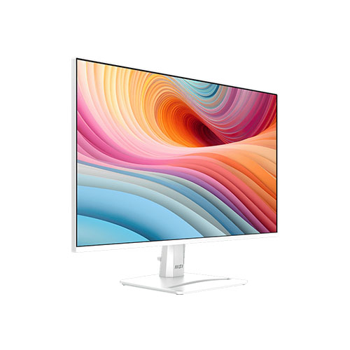 MONITOR MSI PRO MP275W-E2, 27 FHD, PANEL IPS, 1920 X 1080, 120HZ, X1 HDMI, X1 DISPLAY PORT, X1 VGA, X1 JACK AURICULARES, COLOR BLANCO