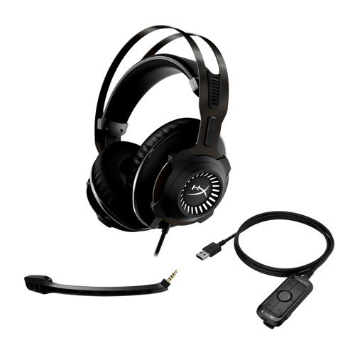 AURICULARES INALáMBRICOS GAMING HYPERX CLOUD REVOLVER, SONIDO 7.1, MICRóFONO EXTRAíBLE, COLOR NEGRO