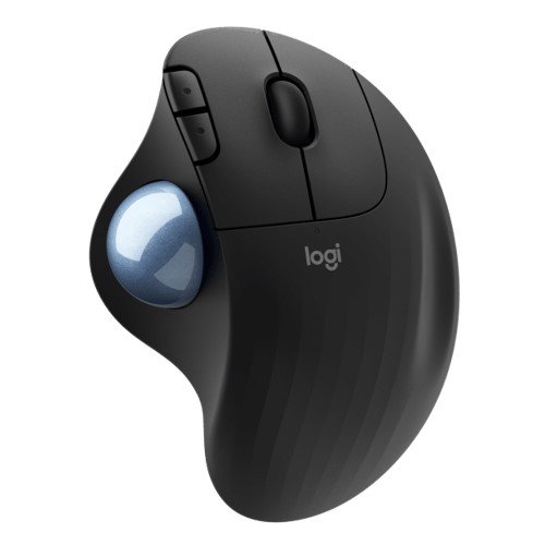 MOUSE INALáMBRICO LOGITECH ERGO M575, ERGONóMICO, 2.4GHZ , BLUETOOTH, COLOR NEGRO