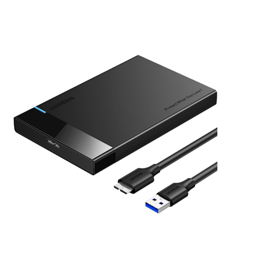 CASES PARA DISCO UGREEN CM237 , 2.5 “,USB 3.0,COLOR NEGRO