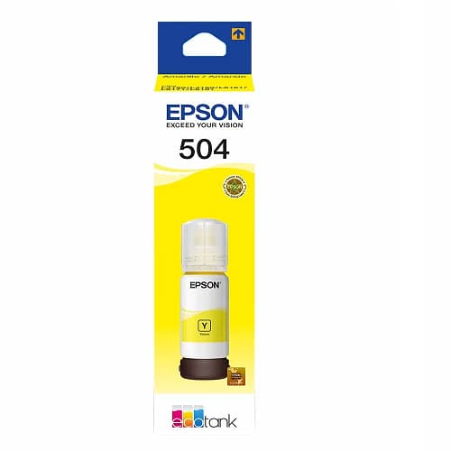 TINTA EPSON T504, YELLOW
